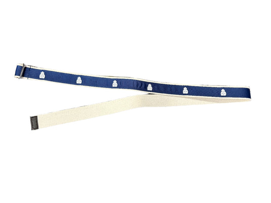 Navy Jr. Billiken Grosgrain Ribbon Belt