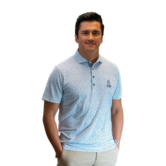 Johnnie-O Performance Mesh Razz Print Polo