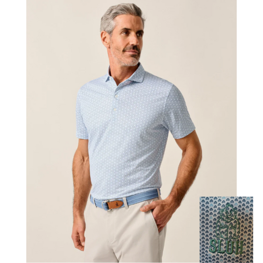 Johnnie-O Performance Jersey Emillio Print Polo