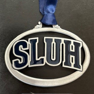 SLUH Oval Pewter Ornament