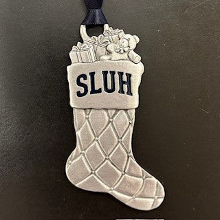 SLUH Stocking Pewter Ornament