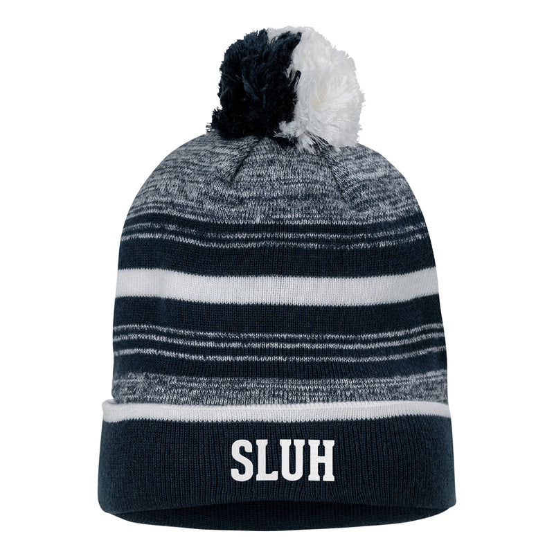 Load image into Gallery viewer, Nike Stripe Pom Beanie
