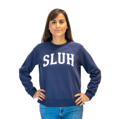 Under Armour Womens Rival Fleece Crew Navy