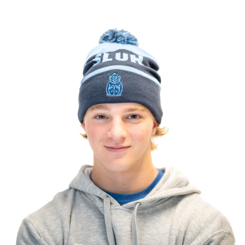 Load image into Gallery viewer, Nike Peak Stripe Beanie with Pom
