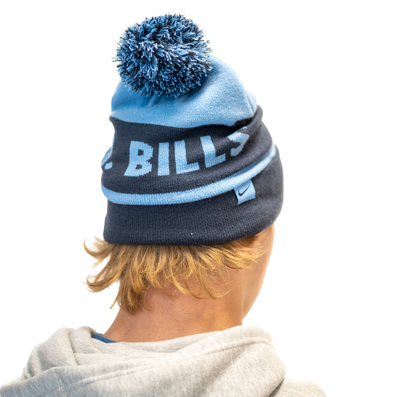 Load image into Gallery viewer, Nike Peak Stripe Beanie with Pom
