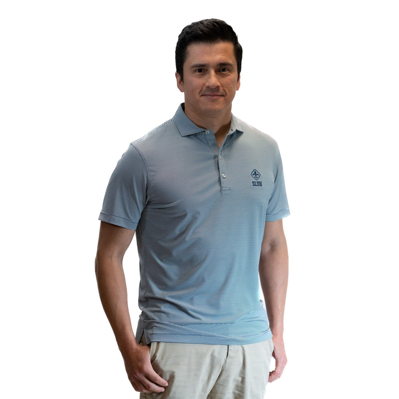 Load image into Gallery viewer, Johnnie-O Performance Jersey Lyndonn Stripe Polo
