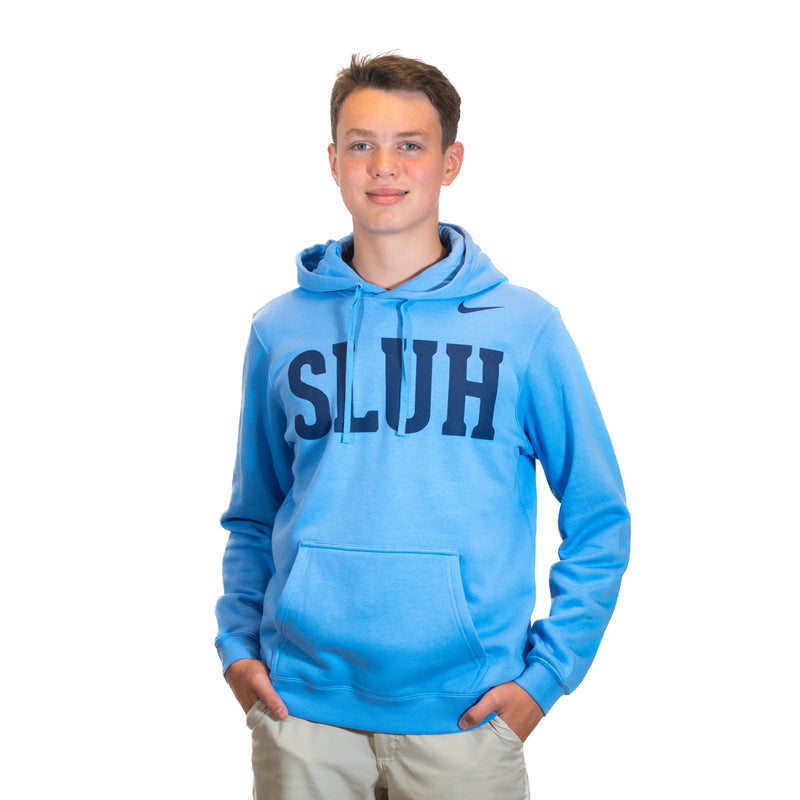 Load image into Gallery viewer, Nike Club Fleece Hoody Valor Blue
