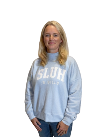 League Womens Oversize Mock Neck Sweatshirt