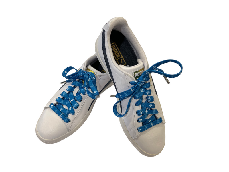 Load image into Gallery viewer, SLUH Blue Sneaker Shoelaces
