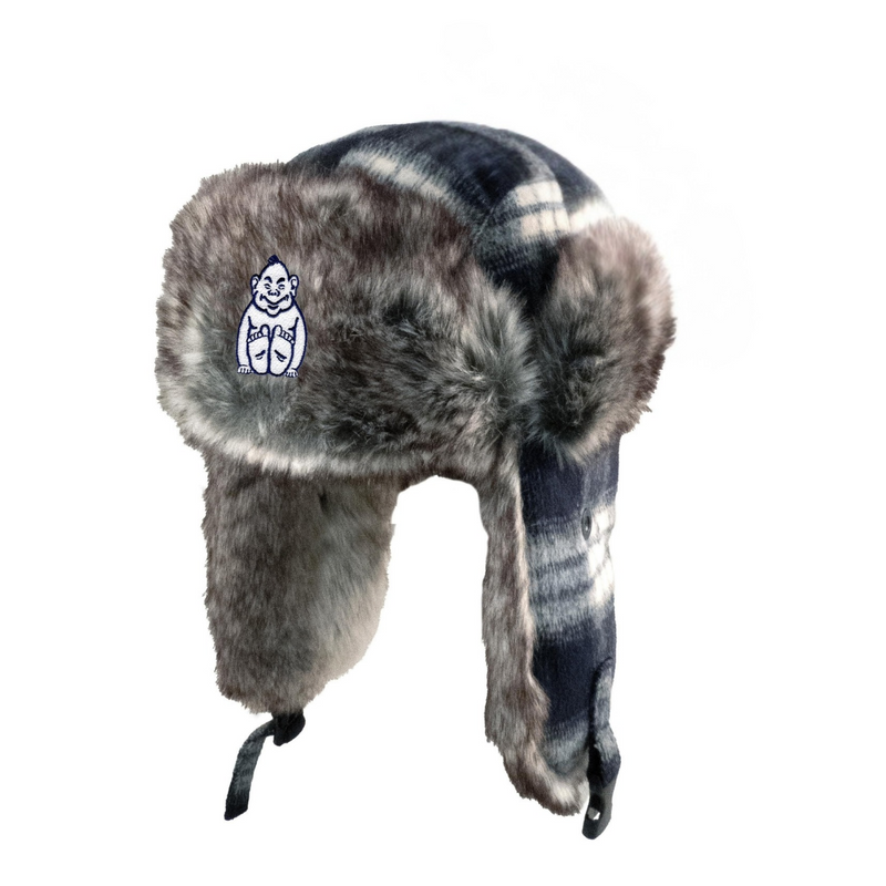 Load image into Gallery viewer, Logofit Plaid Trapper Hat
