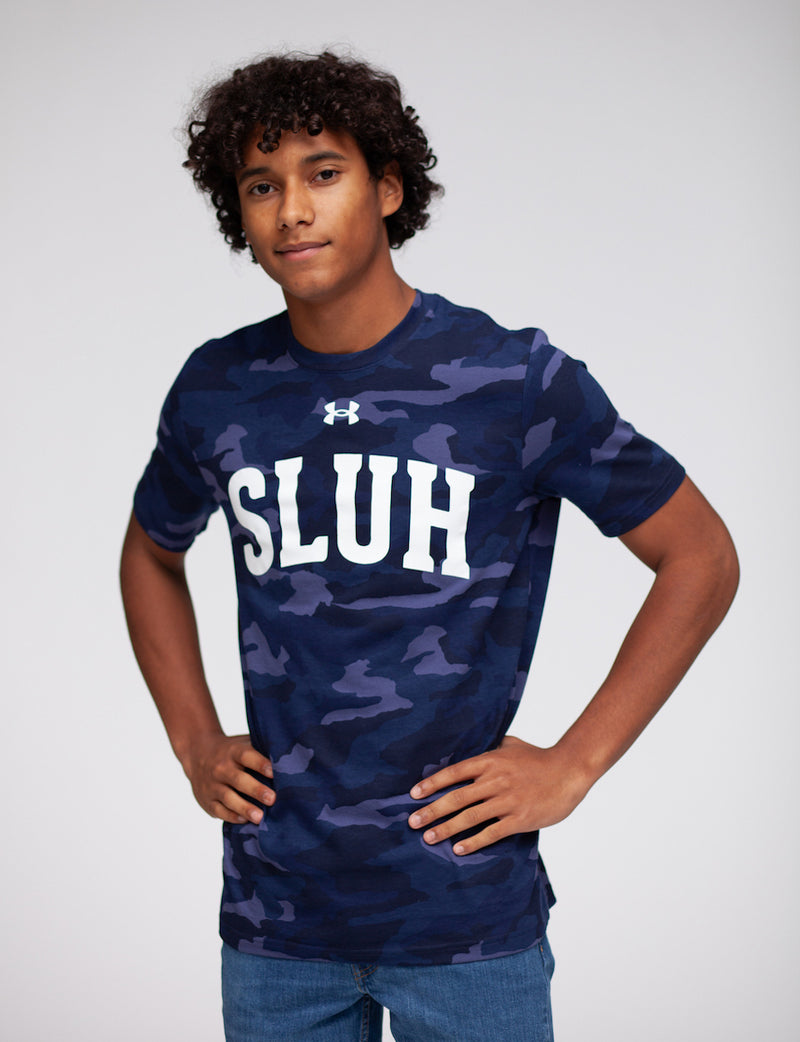 Load image into Gallery viewer, Under Armour Short Sleeve Performance Cotton Camo Tee
