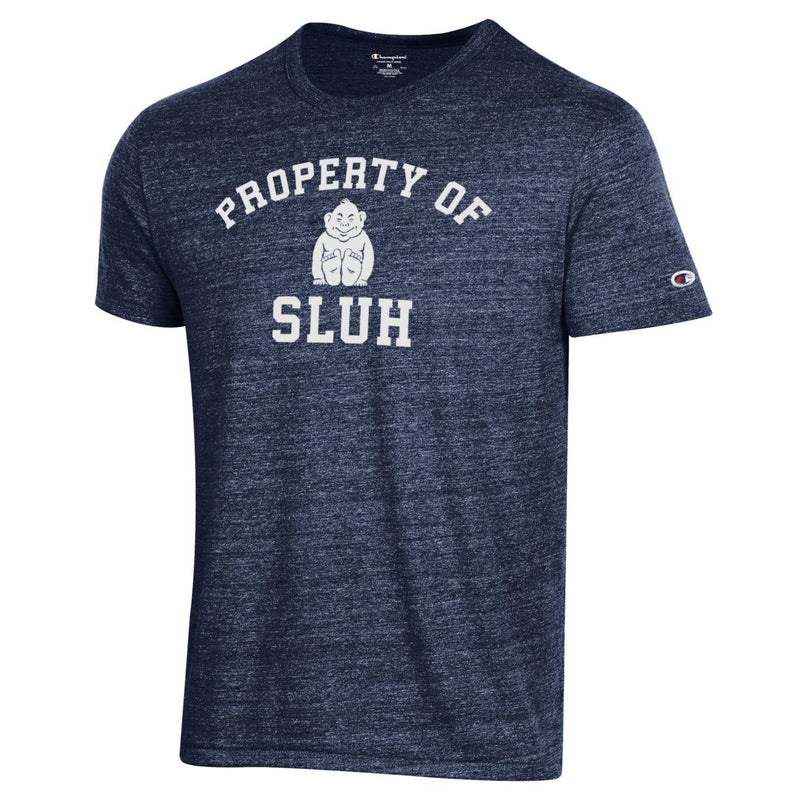 Load image into Gallery viewer, Champion Property Of SLUH Ultimate Tri-Blend Tee
