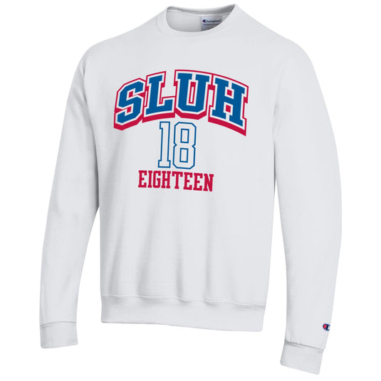 Champion Powerblend Fleece Crewneck Retro Red